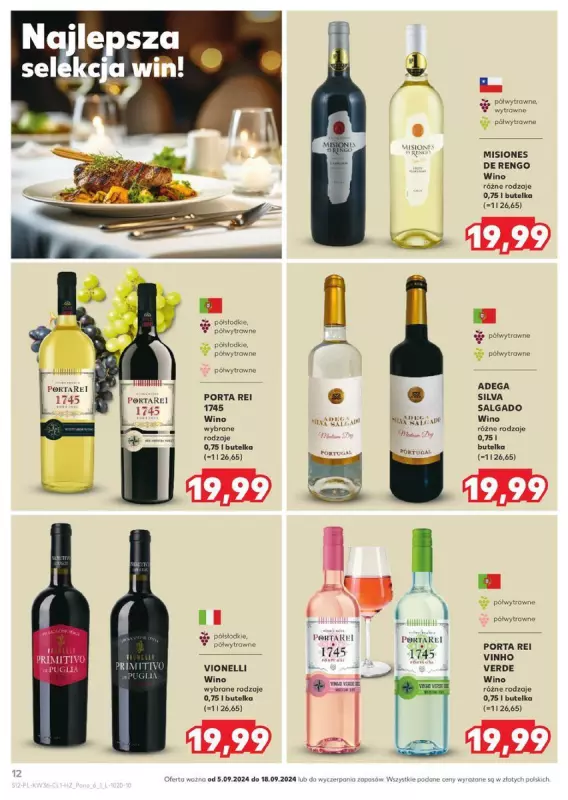 Kaufland - gazetka promocyjna Barek - duży wybór dla ciebie!  do środy 18.09 - strona 12