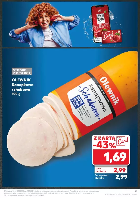 Kaufland - gazetka promocyjna Oferta Kaufland od czwartku 05.09 do środy 11.09 - strona 13