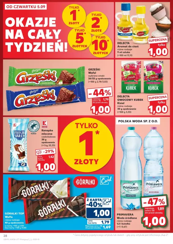 Kaufland - gazetka promocyjna Oferta Kaufland od czwartku 05.09 do środy 11.09 - strona 28