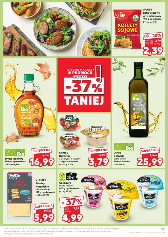 Kaufland - gazetka promocyjna Oferta Kaufland od czwartku 05.09 do środy 11.09 - strona 55