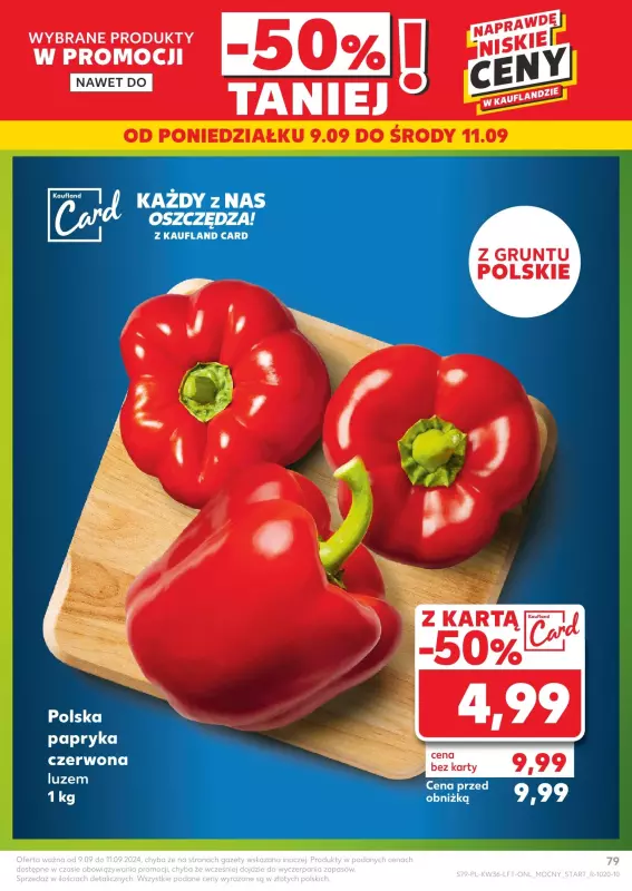 Kaufland - gazetka promocyjna Oferta Kaufland od czwartku 05.09 do środy 11.09 - strona 79