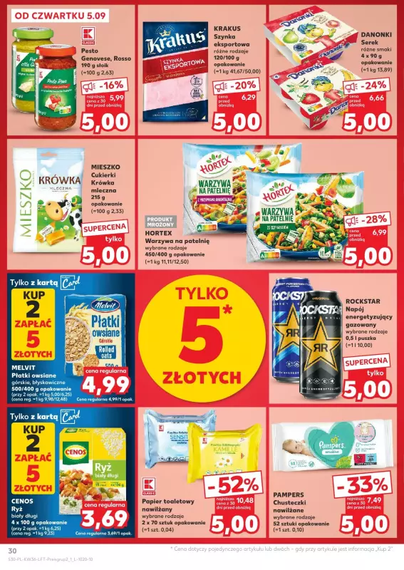 Kaufland - gazetka promocyjna Oferta Kaufland od czwartku 05.09 do środy 11.09 - strona 30