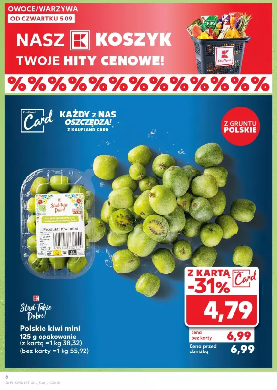 Kaufland - gazetka promocyjna Oferta Kaufland od czwartku 05.09 do środy 11.09 - strona 6