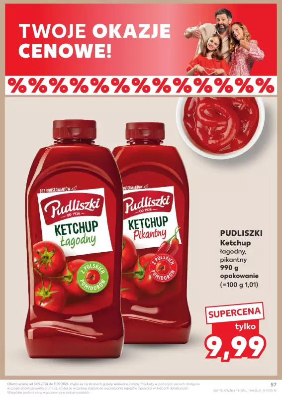 Kaufland - gazetka promocyjna Oferta Kaufland od czwartku 05.09 do środy 11.09 - strona 57