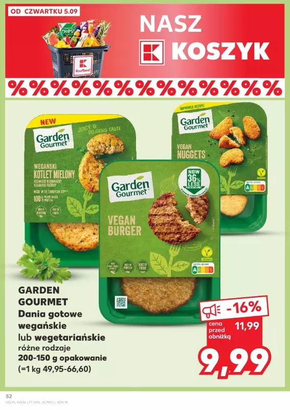 Kaufland - gazetka promocyjna Oferta Kaufland od czwartku 05.09 do środy 11.09 - strona 52