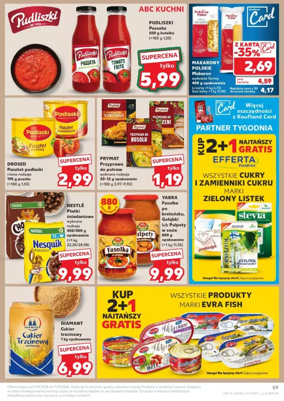 Kaufland - gazetka promocyjna Oferta Kaufland od czwartku 05.09 do środy 11.09 - strona 59