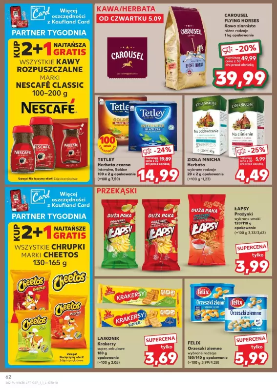 Kaufland - gazetka promocyjna Oferta Kaufland od czwartku 05.09 do środy 11.09 - strona 62