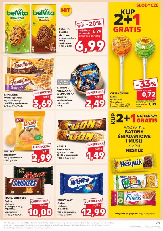 Kaufland - gazetka promocyjna Oferta Kaufland od czwartku 05.09 do środy 11.09 - strona 63