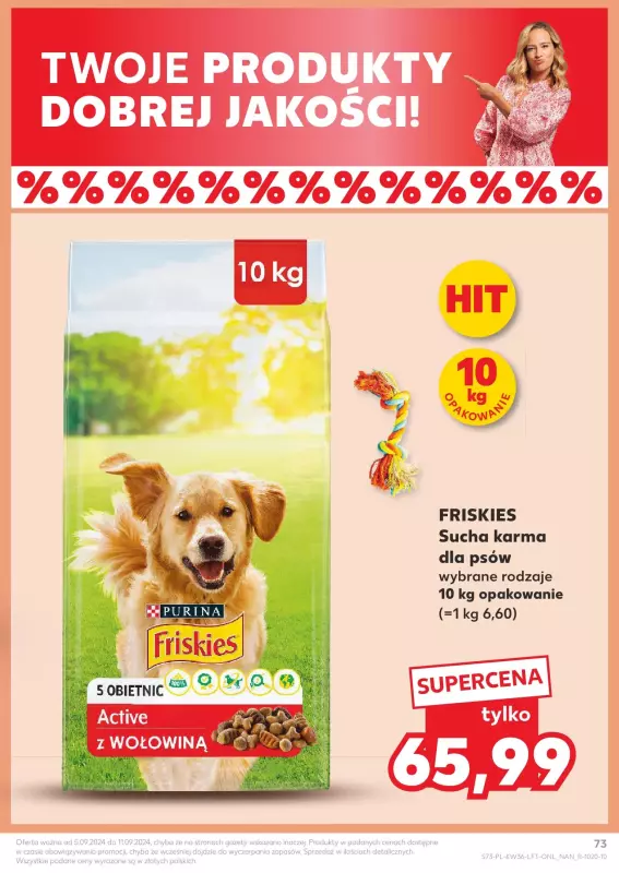 Kaufland - gazetka promocyjna Oferta Kaufland od czwartku 05.09 do środy 11.09 - strona 73