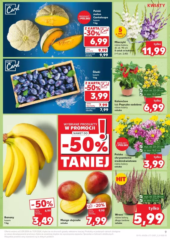 Kaufland - gazetka promocyjna Oferta Kaufland od czwartku 05.09 do środy 11.09 - strona 9