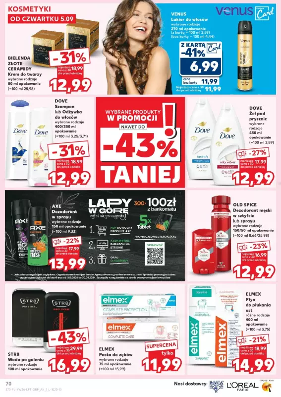 Kaufland - gazetka promocyjna Oferta Kaufland od czwartku 05.09 do środy 11.09 - strona 70