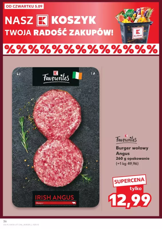 Kaufland - gazetka promocyjna Oferta Kaufland od czwartku 05.09 do środy 11.09 - strona 36