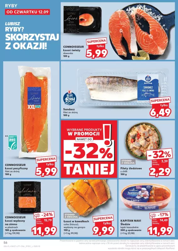 Kaufland - gazetka promocyjna Oferta Kaufland od czwartku 12.09 do środy 18.09 - strona 56