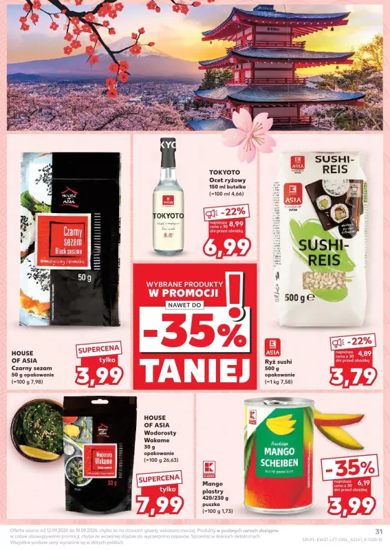 Kaufland - gazetka promocyjna Oferta Kaufland od czwartku 12.09 do środy 18.09 - strona 31