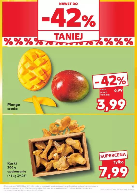 Kaufland - gazetka promocyjna Oferta Kaufland od czwartku 12.09 do środy 18.09 - strona 19