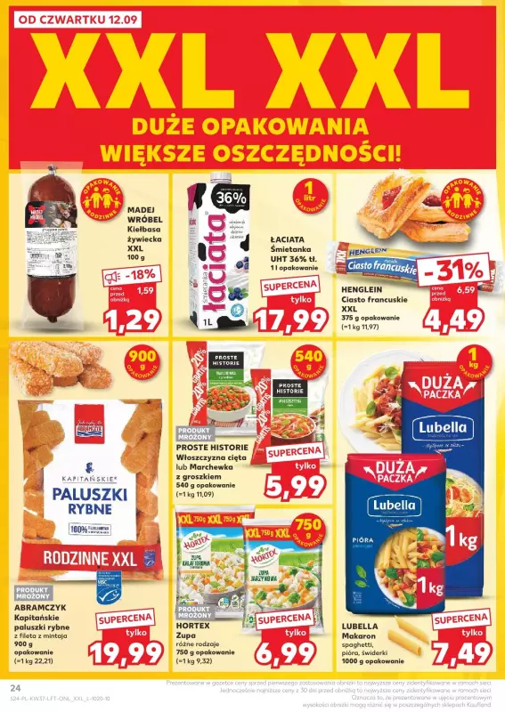 Kaufland - gazetka promocyjna Oferta Kaufland od czwartku 12.09 do środy 18.09 - strona 24