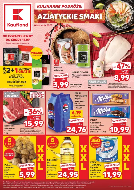 Kaufland - gazetka promocyjna Oferta Kaufland od czwartku 12.09 do środy 18.09