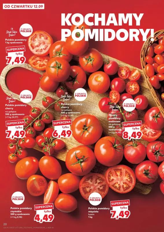 Kaufland - gazetka promocyjna Oferta Kaufland od czwartku 12.09 do środy 18.09 - strona 20