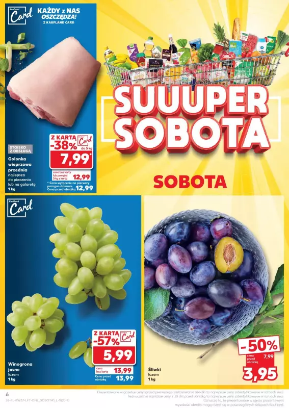 Kaufland - gazetka promocyjna Oferta Kaufland od czwartku 12.09 do środy 18.09 - strona 6