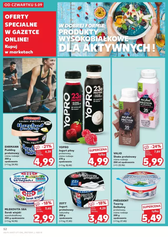 Kaufland - gazetka promocyjna Oferta Kaufland od czwartku 12.09 do środy 18.09 - strona 52