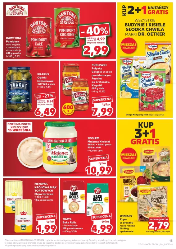 Kaufland - gazetka promocyjna Oferta Kaufland od czwartku 12.09 do środy 18.09 - strona 15