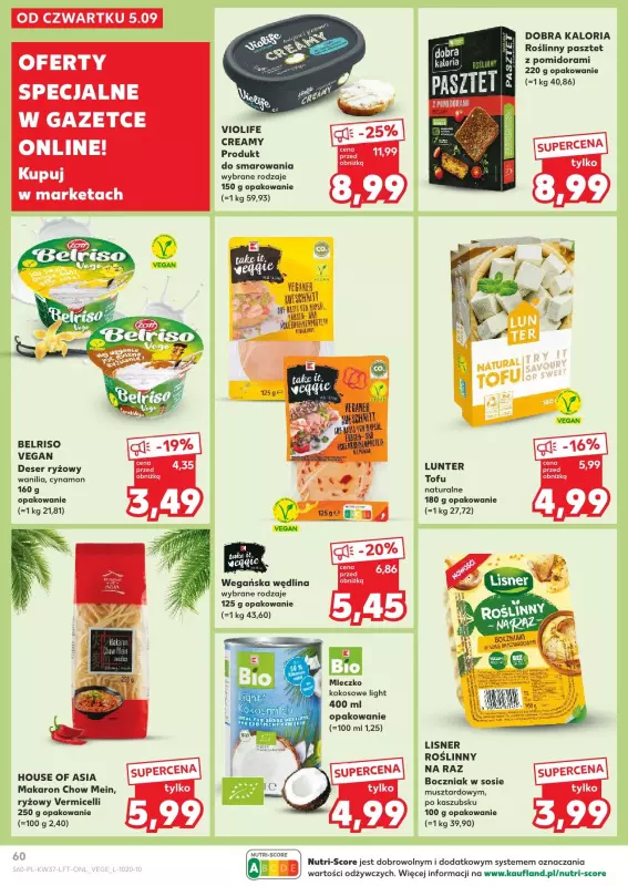 Kaufland - gazetka promocyjna Oferta Kaufland od czwartku 12.09 do środy 18.09 - strona 60