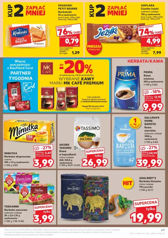 Kaufland - gazetka promocyjna Oferta Kaufland od czwartku 12.09 do środy 18.09 - strona 69