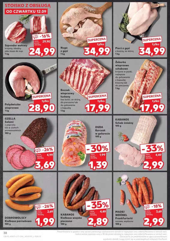 Kaufland - gazetka promocyjna Oferta Kaufland od czwartku 12.09 do środy 18.09 - strona 38