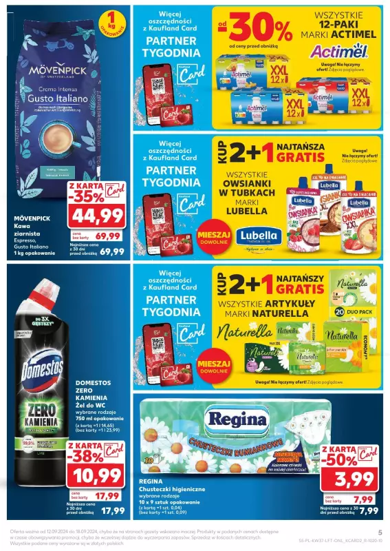 Kaufland - gazetka promocyjna Oferta Kaufland od czwartku 12.09 do środy 18.09 - strona 5