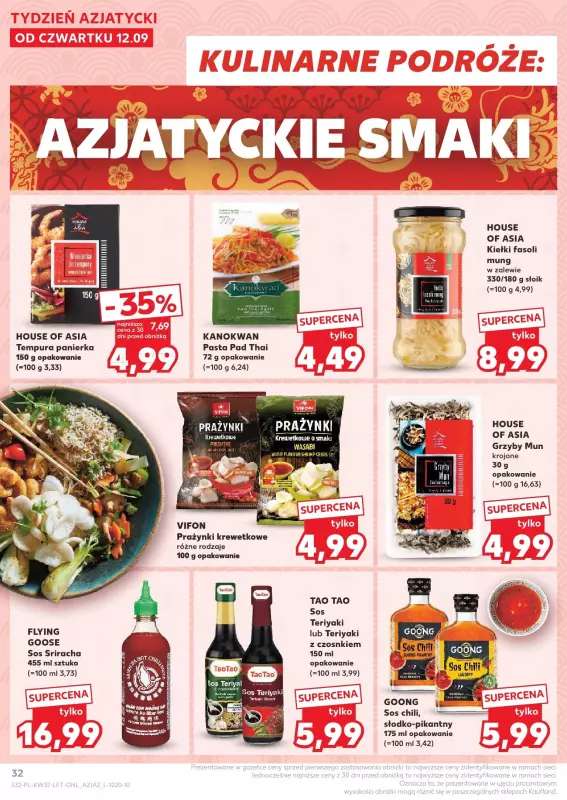 Kaufland - gazetka promocyjna Oferta Kaufland od czwartku 12.09 do środy 18.09 - strona 32