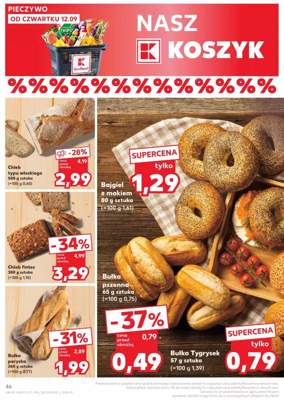 Kaufland - gazetka promocyjna Oferta Kaufland od czwartku 12.09 do środy 18.09 - strona 46