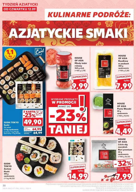 Kaufland - gazetka promocyjna Oferta Kaufland od czwartku 12.09 do środy 18.09 - strona 30