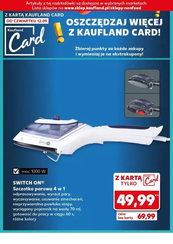 Kaufland - gazetka promocyjna Oferta Kaufland - Non Food  do środy 18.09 - strona 8