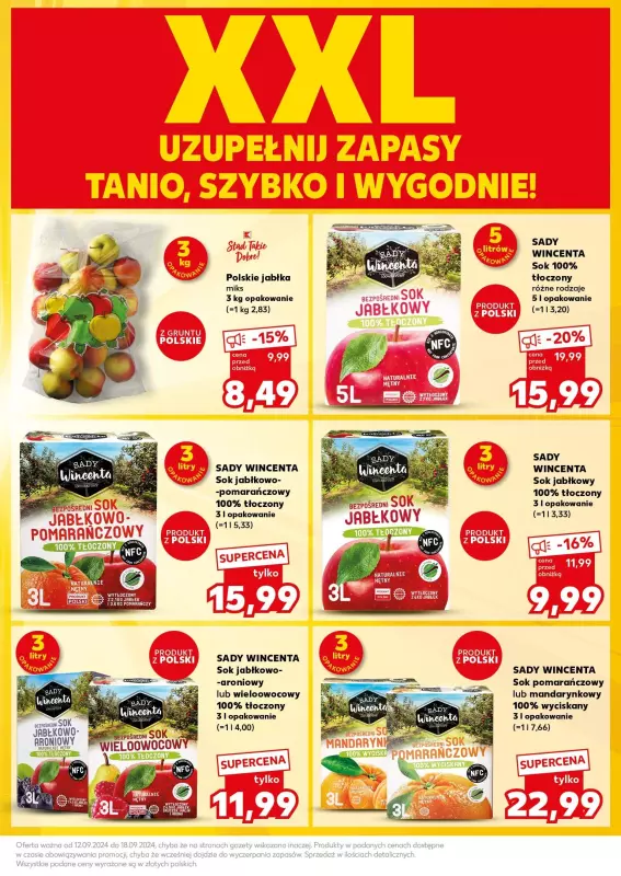 Kaufland - gazetka promocyjna Mocny Start od poniedziałku 16.09 do środy 18.09 - strona 11