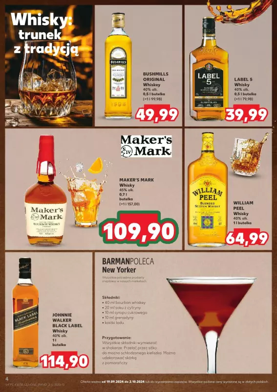 Kaufland - gazetka promocyjna Barek - duży wybór dla Ciebie!  do środy 02.10 - strona 4