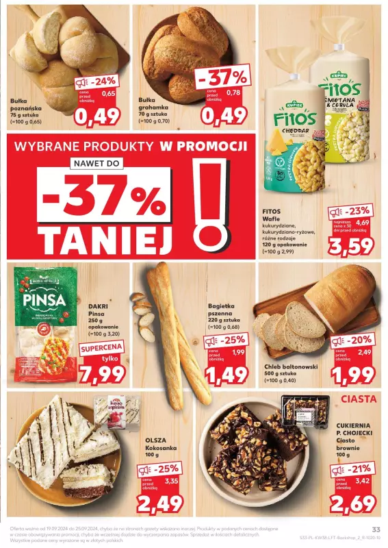 Kaufland - gazetka promocyjna Oferta Kaufland od czwartku 19.09 do środy 25.09 - strona 33