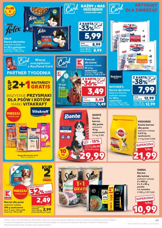 Kaufland - gazetka promocyjna Oferta Kaufland od czwartku 19.09 do środy 25.09 - strona 69