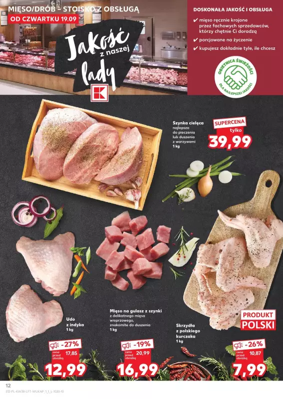 Kaufland - gazetka promocyjna Oferta Kaufland od czwartku 19.09 do środy 25.09 - strona 12