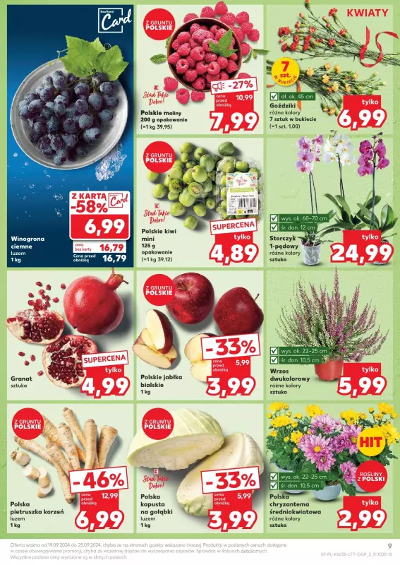 Kaufland - gazetka promocyjna Oferta Kaufland od czwartku 19.09 do środy 25.09 - strona 9