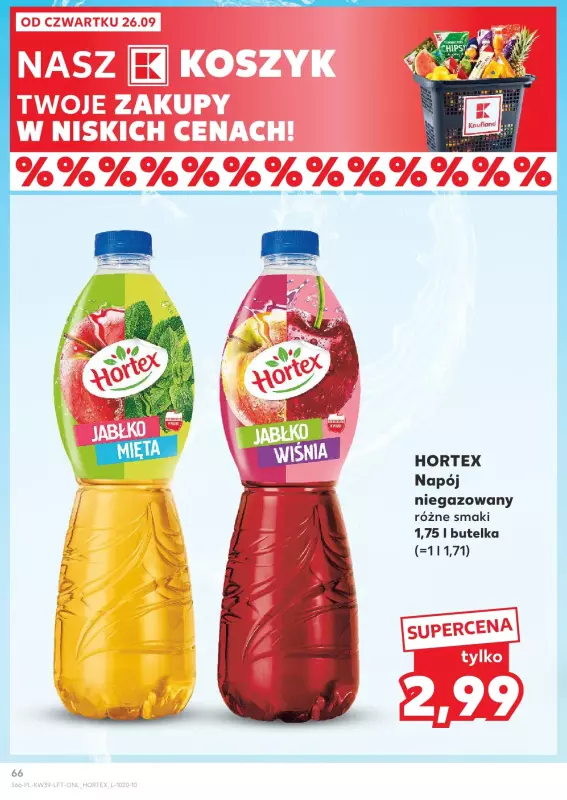 Kaufland - gazetka promocyjna Oferta Kaufland  do środy 02.10 - strona 66