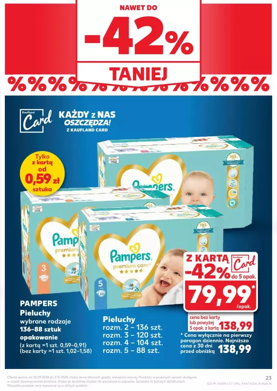 Kaufland - gazetka promocyjna Oferta Kaufland  do środy 02.10 - strona 23