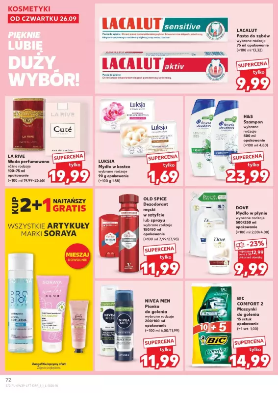 Kaufland - gazetka promocyjna Oferta Kaufland  do środy 02.10 - strona 72