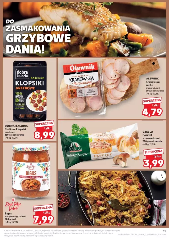 Kaufland - gazetka promocyjna Oferta Kaufland  do środy 02.10 - strona 61