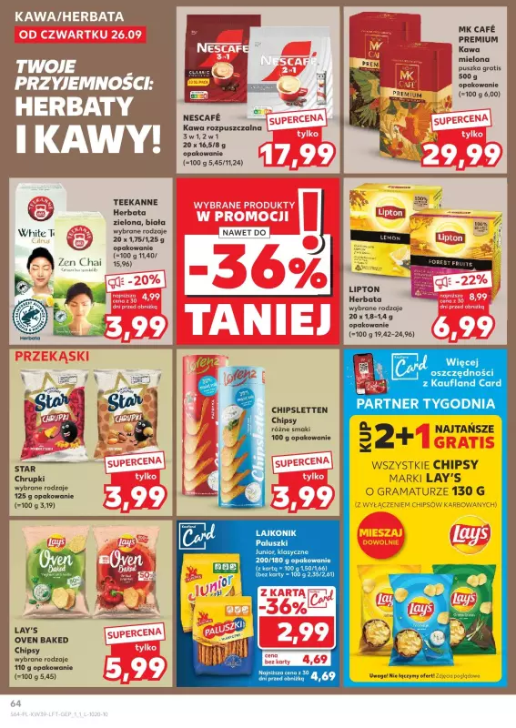 Kaufland - gazetka promocyjna Oferta Kaufland  do środy 02.10 - strona 64