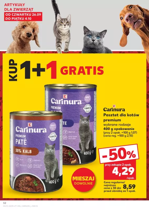 Kaufland - gazetka promocyjna Oferta Kaufland  do środy 02.10 - strona 32