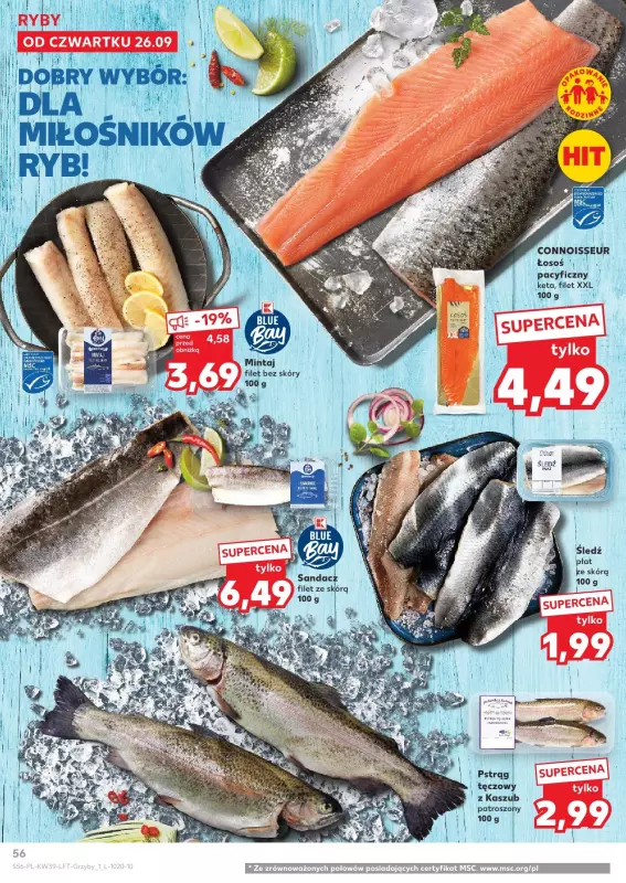 Kaufland - gazetka promocyjna Oferta Kaufland od czwartku 26.09 do środy 02.10 - strona 56