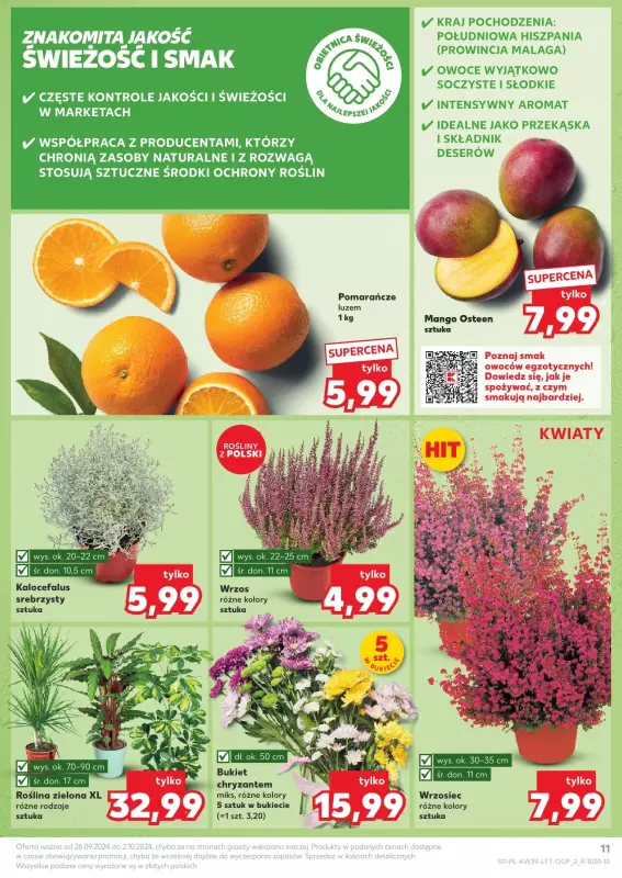 Kaufland - gazetka promocyjna Oferta Kaufland od czwartku 26.09 do środy 02.10 - strona 11