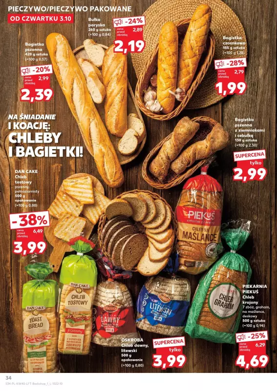 Kaufland - gazetka promocyjna Oferta Kaufland  do środy 09.10 - strona 34