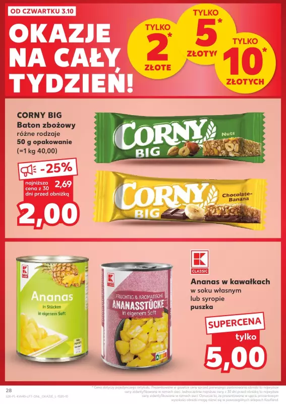 Kaufland - gazetka promocyjna Oferta Kaufland  do środy 09.10 - strona 28