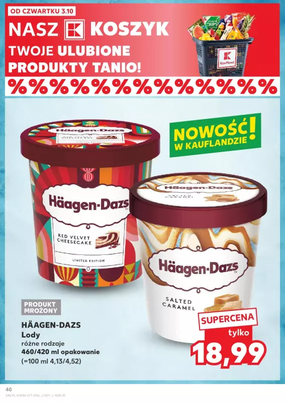 Kaufland - gazetka promocyjna Oferta Kaufland  do środy 09.10 - strona 40